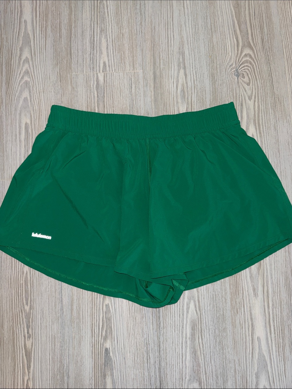 lululemon athletica Emerald Green Athletic Running Shorts